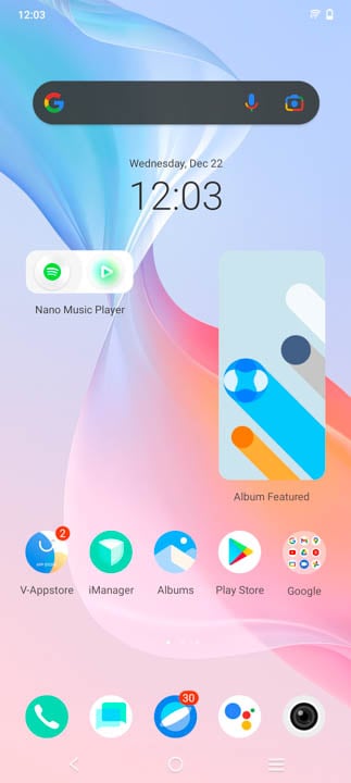 vivo Y76 5G UI 1