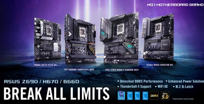 ASUS ROG H670 B660 and H610 Motherboards Cover