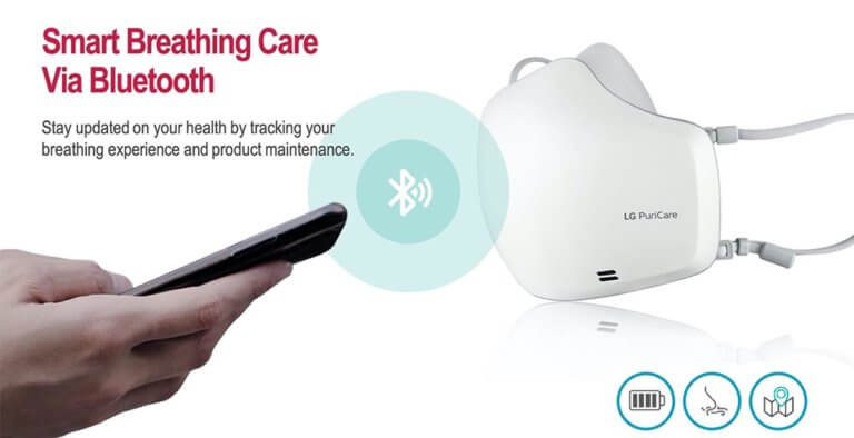 LG PuriCare Wearable Air Purifier App Cover