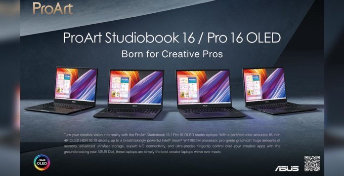 ASUS ProArt StudioBook 16 and 16 Pro OLED Series PH Cover