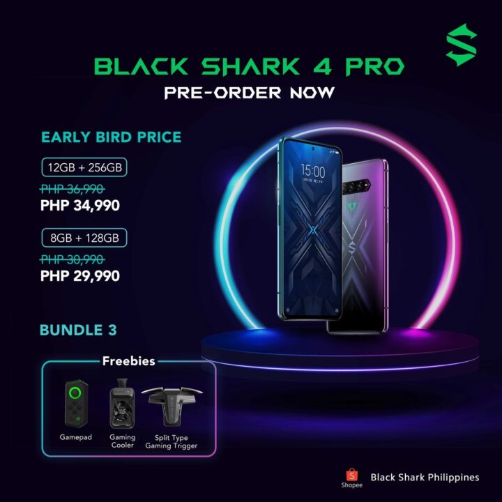 Black Shark 4 Pro Bundle 3 Shopee