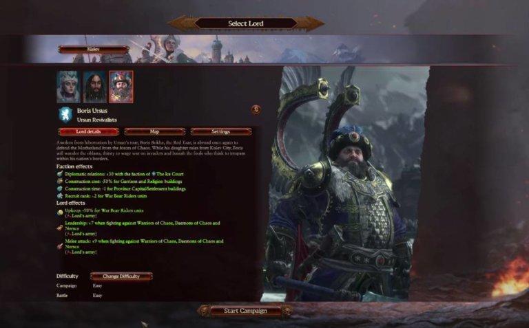 Boris Ursus Legendary Lord