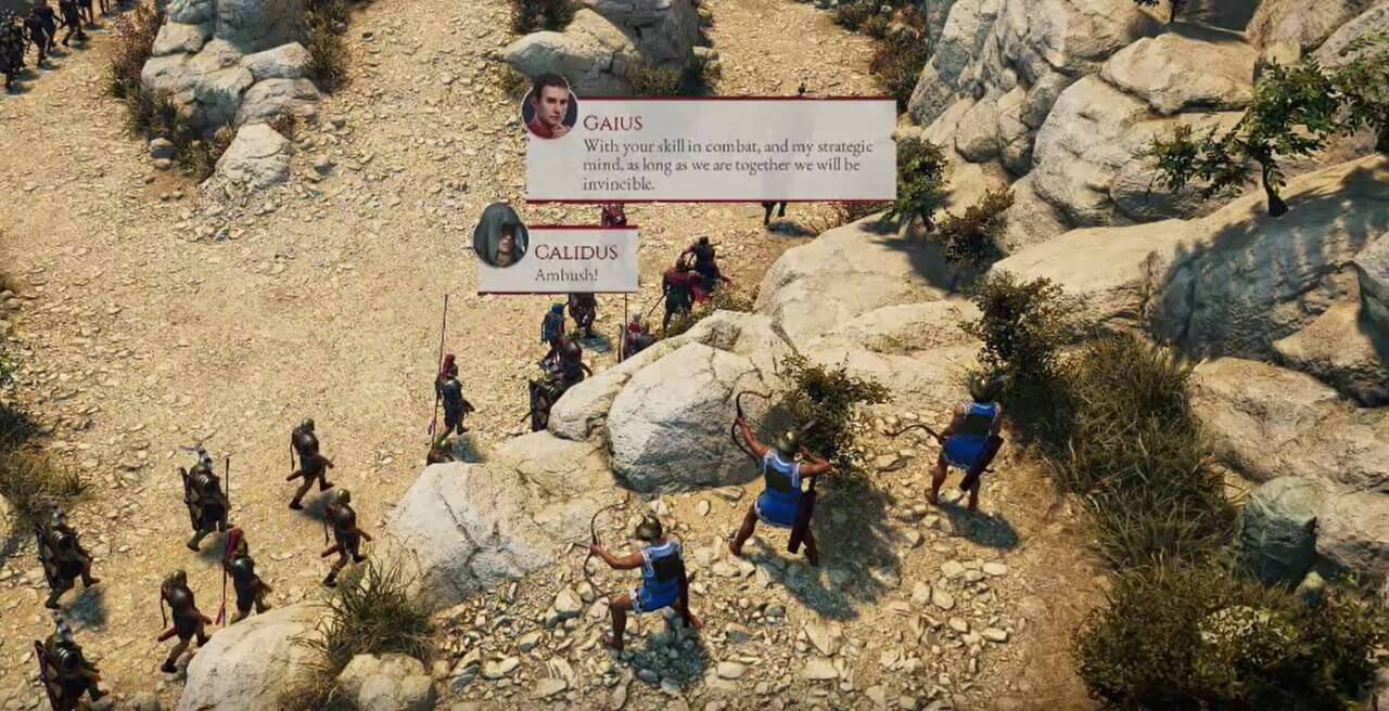 Julius Caesar ambush