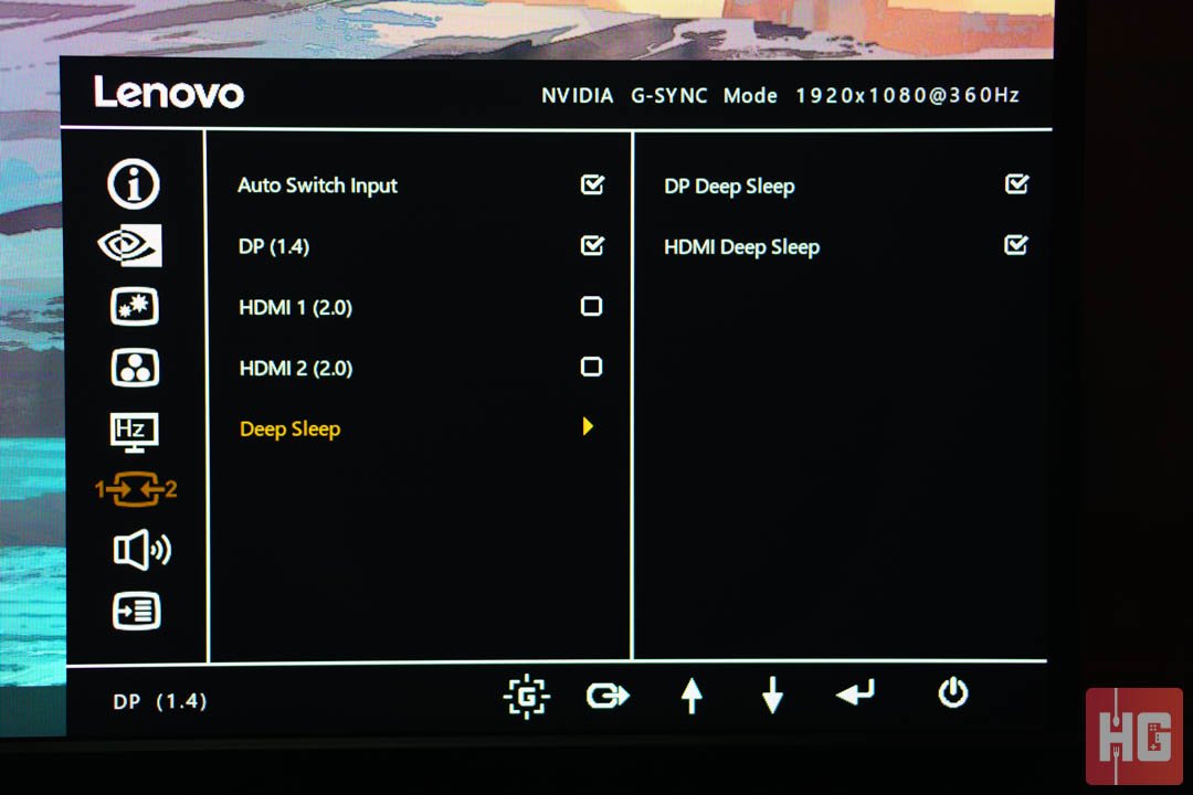 Lenovo Legion Y25g 30 Review OSD 11