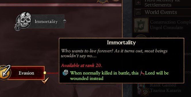 Warhammer 3 Immortality