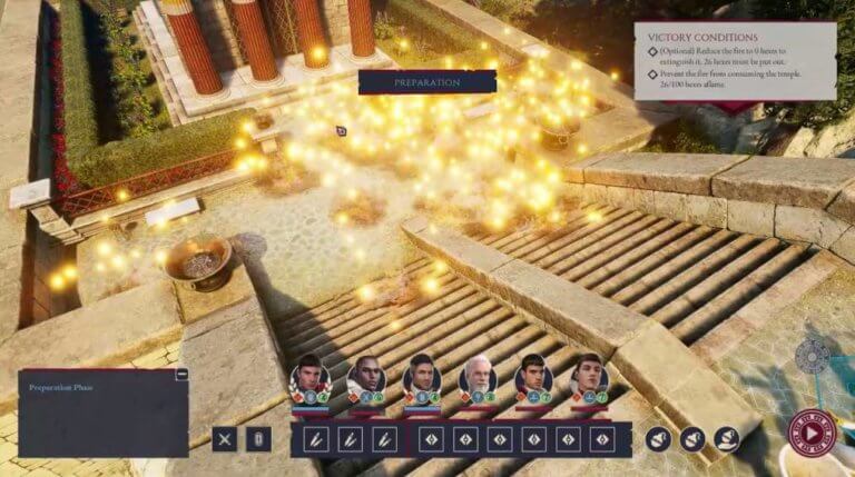 put out fire in expeditions rome