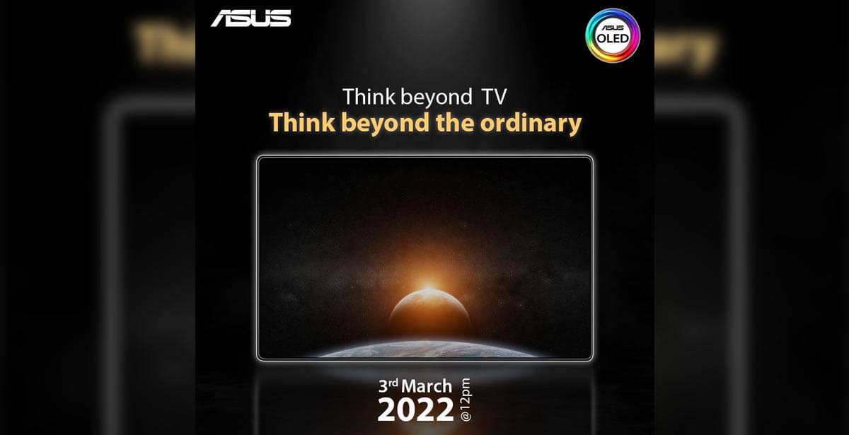 ASUS OLED TV Teaser India Cover