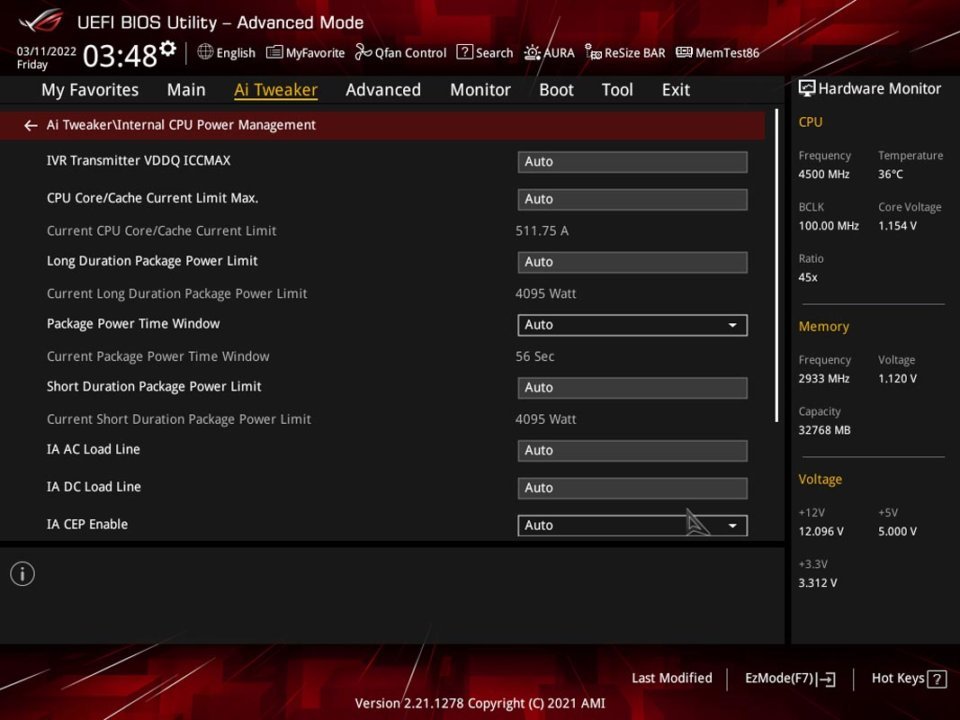 ASUS ROG Strix B660 F Gaming WiFi Review BIOS 6
