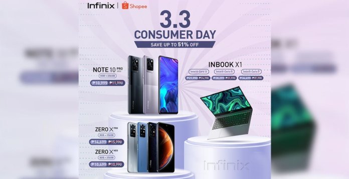 Infinix x Shopee 3.3 Sale Cover