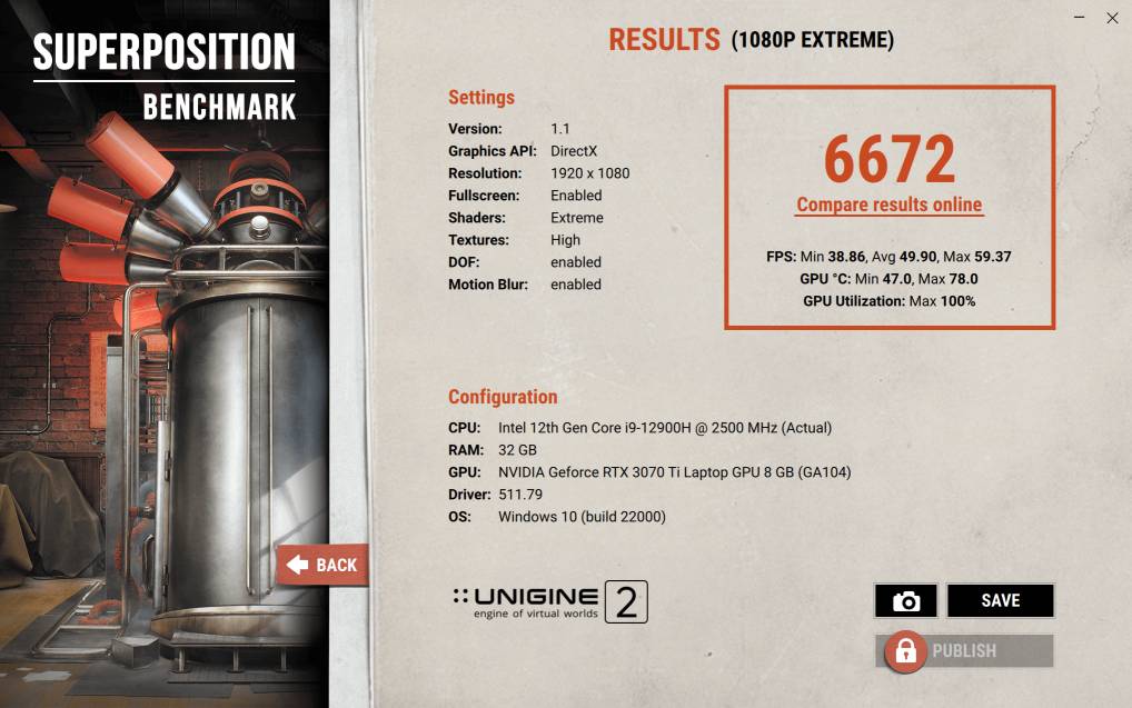 Unigine Engine Benchmark