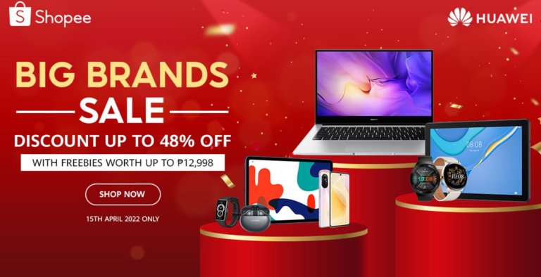 Huawei 4.15 Shopee PayDay Sale Cover