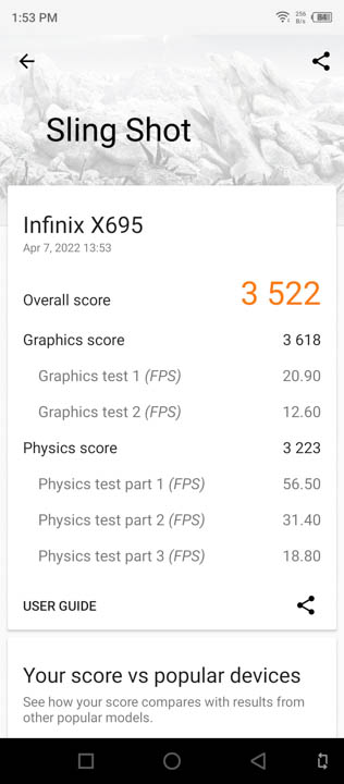 Infinix Note 10 Pro 2022 Benchmarks 5