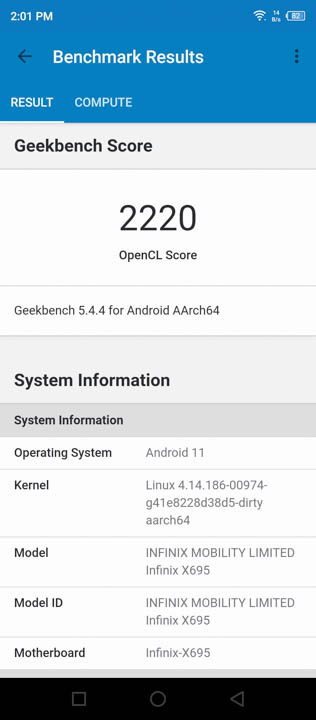 Infinix Note 10 Pro 2022 Benchmarks 7