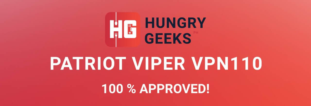 Patriot Viper VPN110 Review Award