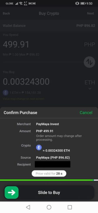 PayMaya How to Buy Crypto 6