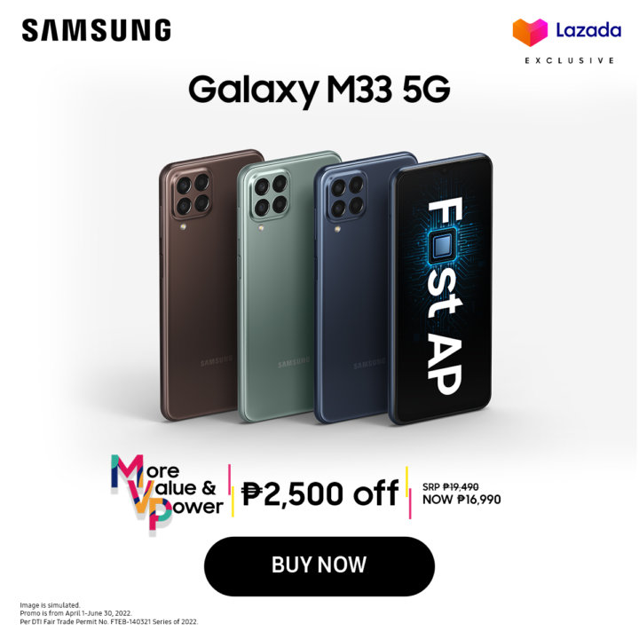 Samsung Galaxy M23 and M33 5G Shopee and Lazada 1