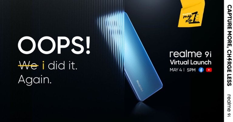 realme 9i Launch PH Teaser Cover