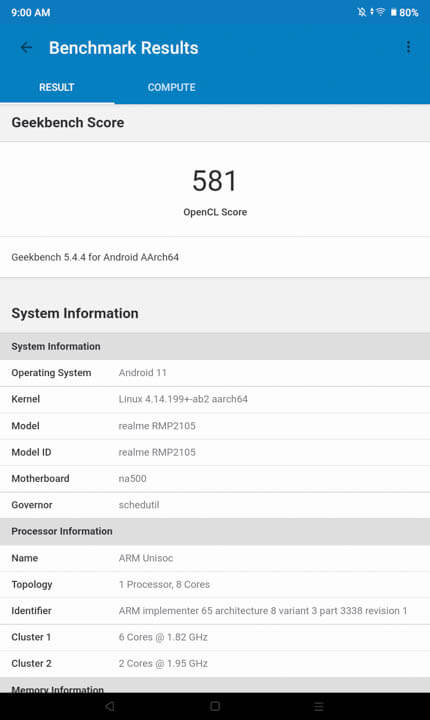 realme Pad Mini Benchmarks 3