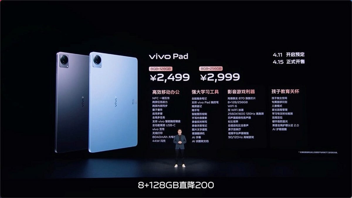 vivo X Pad Price and Availability