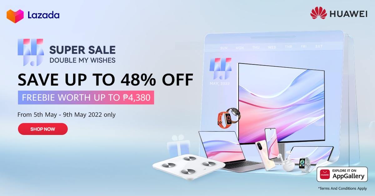 Huawei Lazada 5.5 2022 Sale Cover