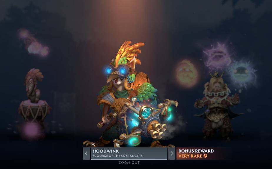 Dota 2 Chest of Endless Days Hoodwink Scourge of the Skyrangers
