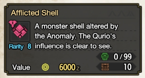 MHR Sunbreak Afflicted Shell