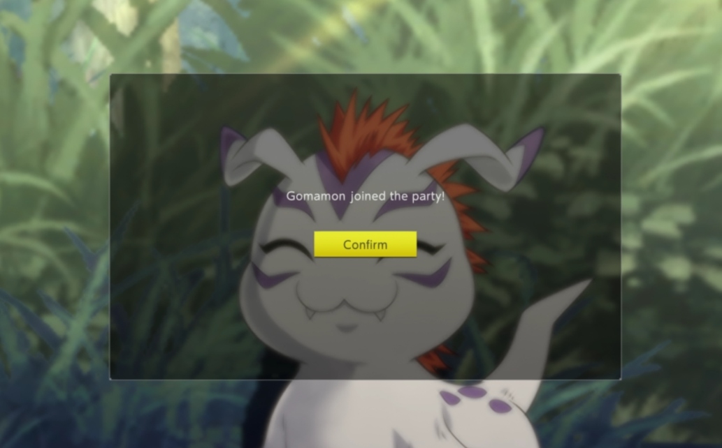 Digimon Survive Gomamon joined the party