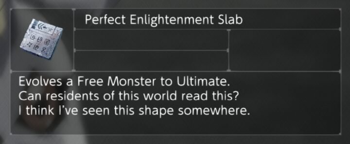 Digimon Survive Perfect Enlightenment Slab