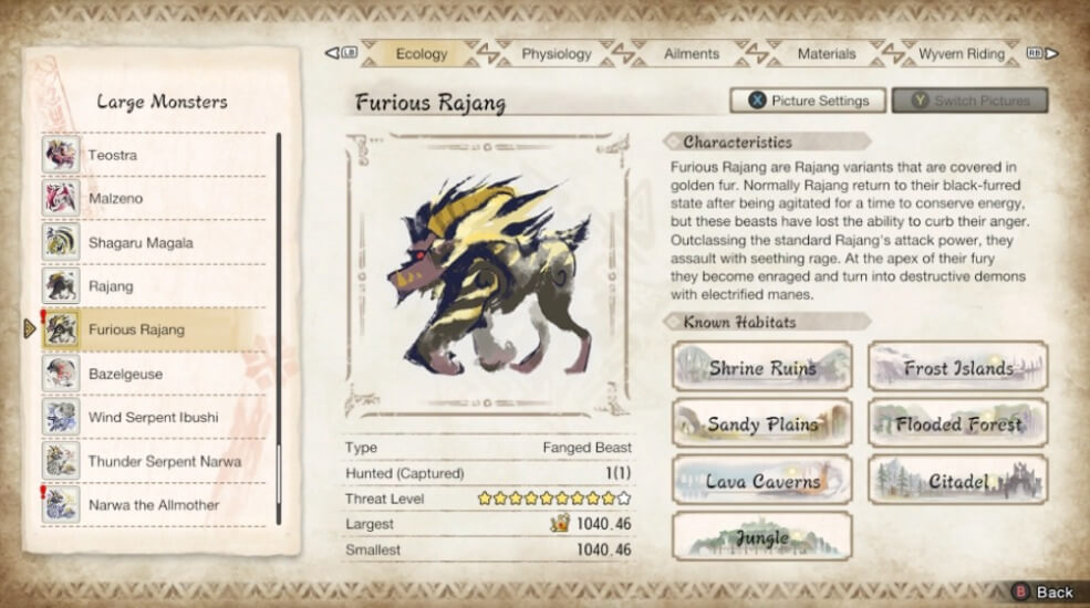 MHR Sunbreak Furious Rajang