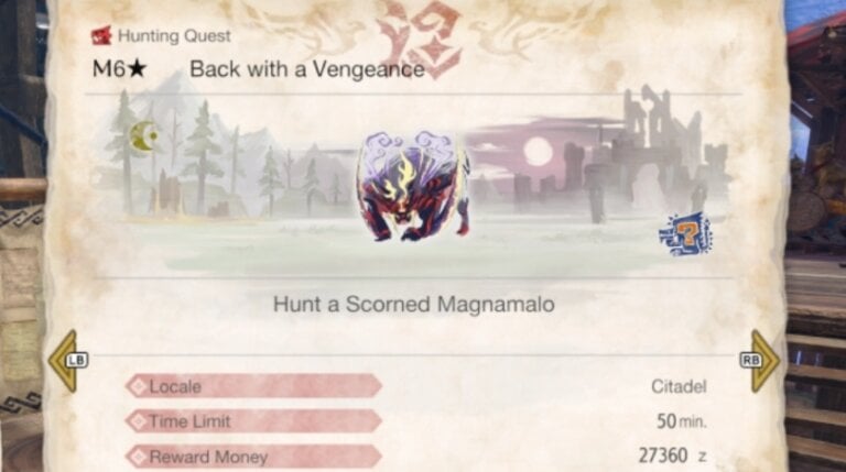 MHR Sunbreak Scorned Magnamalo Cover 1