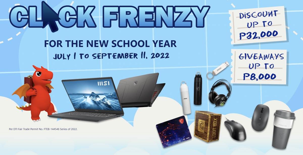 MSI Back to School Promo 2022 Cover