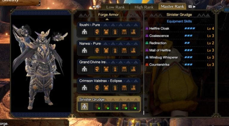 Monster Hunter Rise Sunbreak Scorned Magnamalo Armor Set
