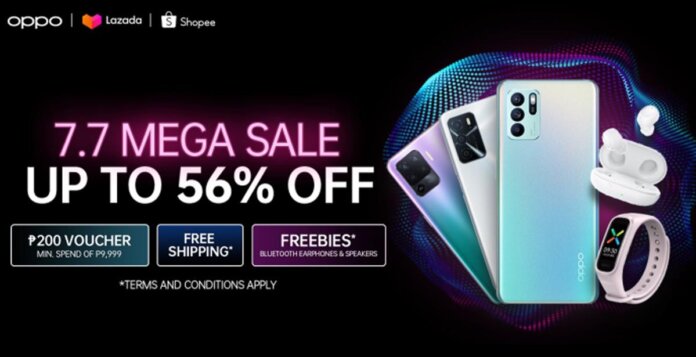 OPPO 7.7 Sale 2022 Shopee and Lazada Cover