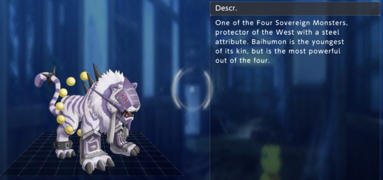 Digimon Survive Baihumon