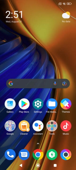 Poco X4 5G Review UI 1