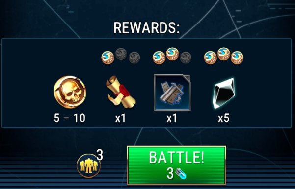 WH40k Tacticus Mission Rewards