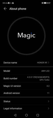 Honor X9 Review UI 4
