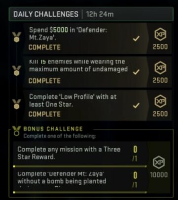 Coop Daily Objectives