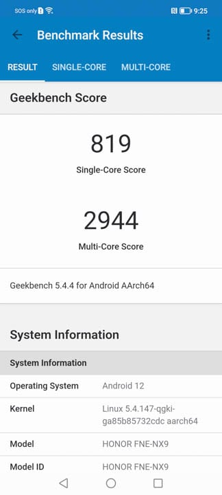 Honor 70 Benchmarks 2