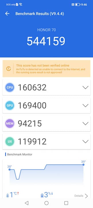 Honor 70 Benchmarks 4