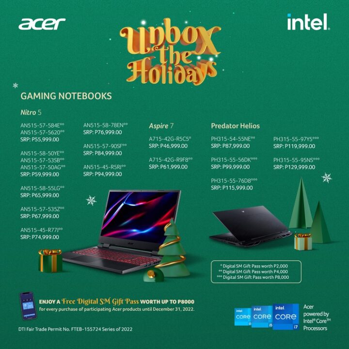 Acer Unboxing the Holidays 2022