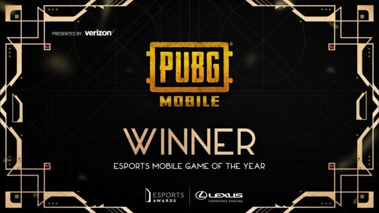 PUBG MOBILE Wins Esports Mobile Game of the Year at the 2022 Esports Awards