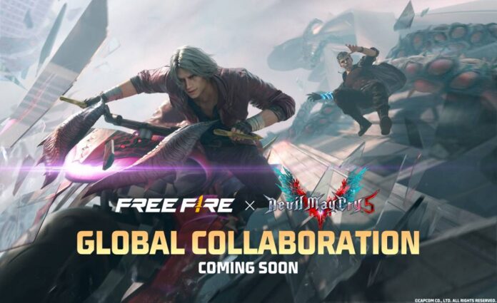 Free Fire x Devil May Cry 5 Crossover Cover