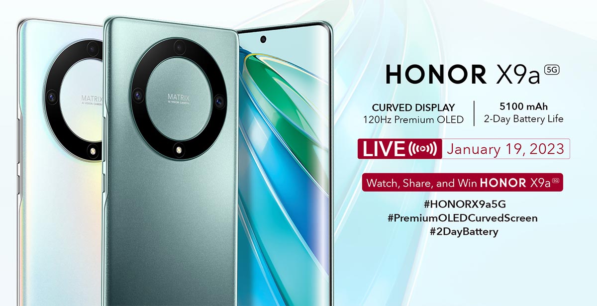 Honor X9a 5G Teaser Launch PH Cover