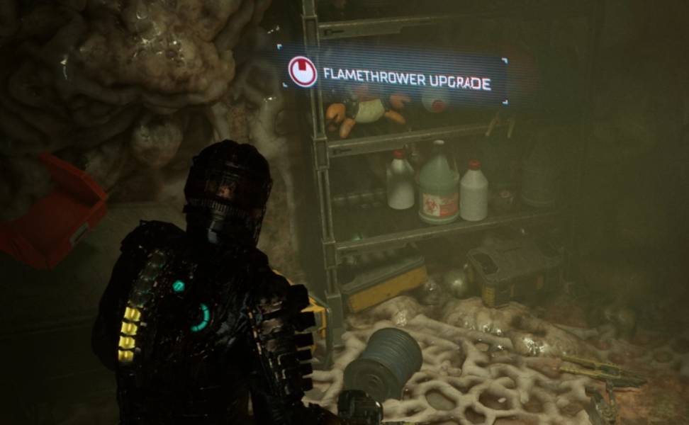 Dead Space Remake Flamethrower Cover