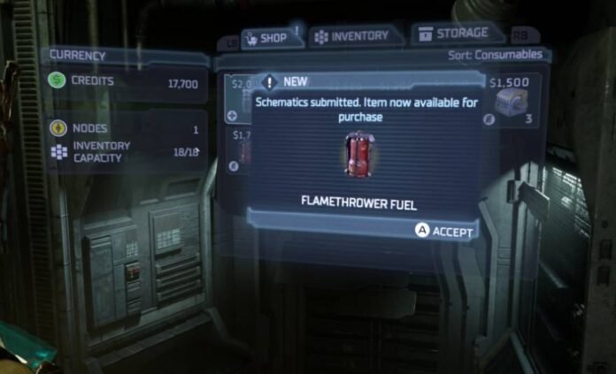 Dead Space Remake Flamethrower Fuel