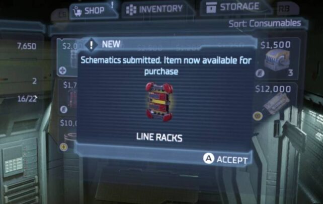 Dead Space Remake Line Racks