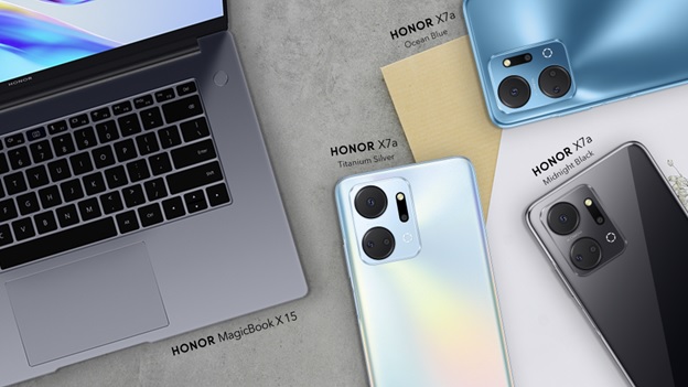 HONOR X7a and MagicBook