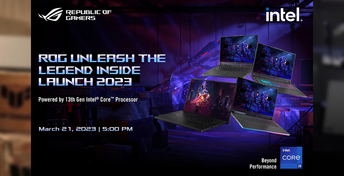 ASUS ROG 13th Gen Intel Notebooks Launch Teaser