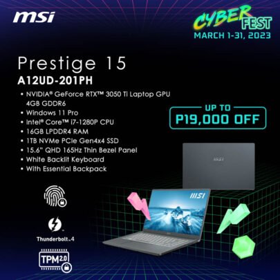 MSI CyberFest 2023 prestige15 201